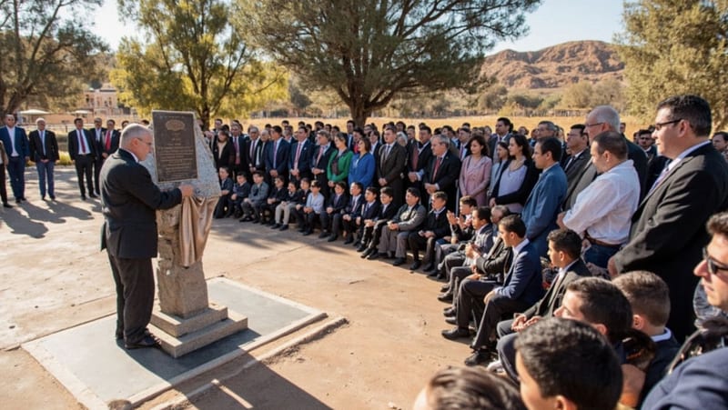 Rinden homenaje en Parral al maestro Asunción “Chonito” Mendoza con placa y nombramiento de plaza