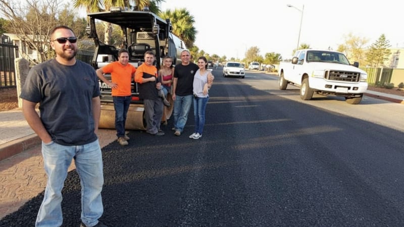 Salvador Calderón inaugura pavimentación de la calle Pájaro Madrugador en Parral