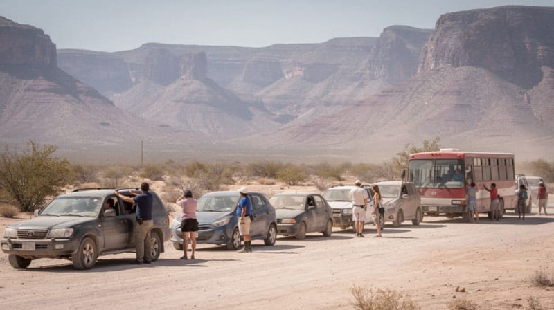 San Francisco de Conchos recibe más de 5 mil visitantes en un día