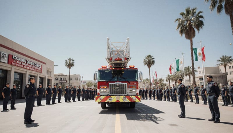 Sector empresarial fortalece cuerpo de bomberos de Parral con donación de nueva unidad