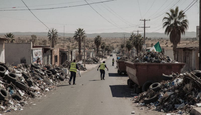 Servicios Públicos retira 32 toneladas de residuos en Chihuahua 2000
