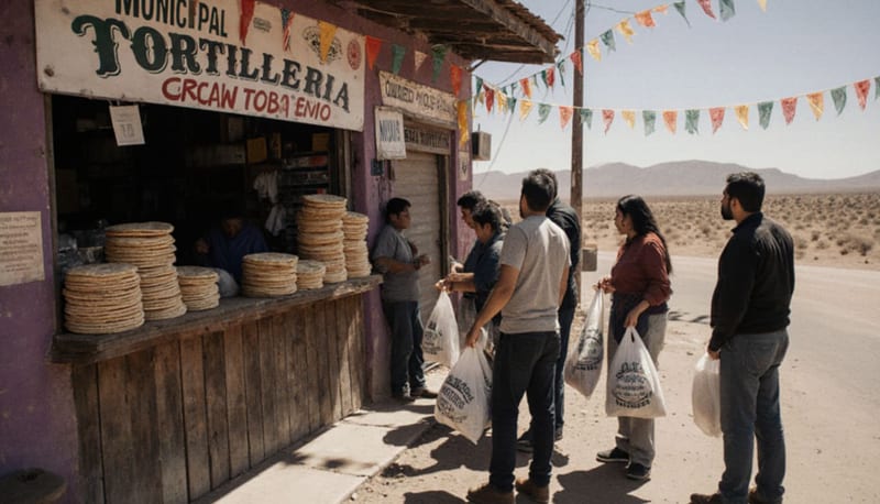 Tortillería Municipal de Parral ofrece tortillas de maíz a 15 pesos el kilogramo