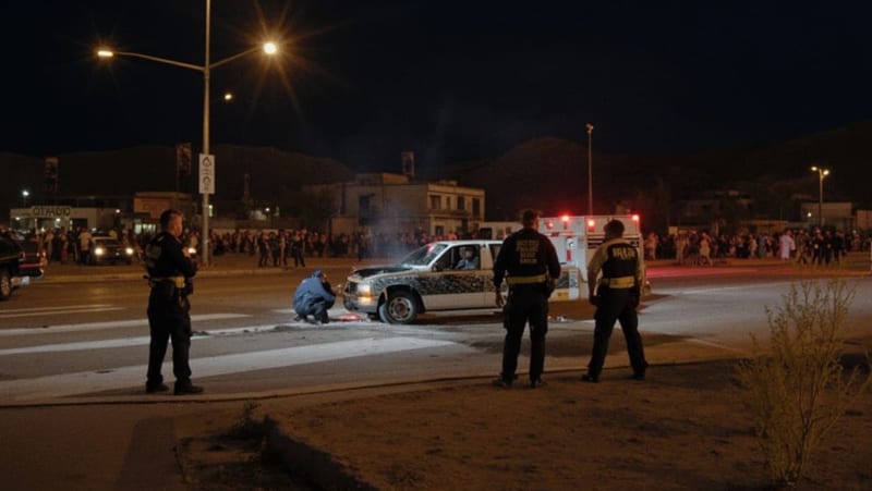 Tres personas lesionadas tras atropellamiento en glorieta de Pancho Villa durante celebración