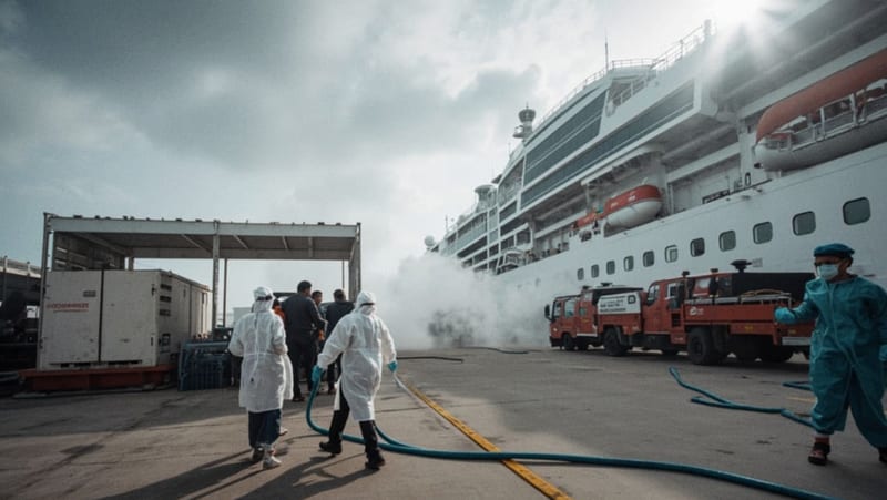 Vigilan crucero por posible brote de hantavirus y activan protocolos sanitarios en puertos de EU
